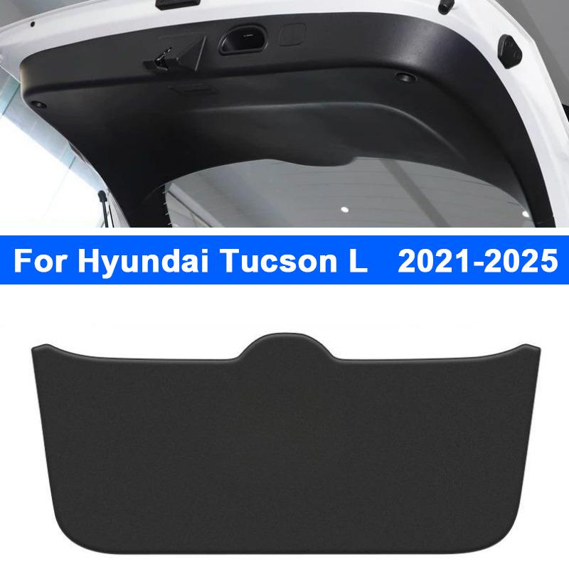 Car Trunk Mat For Hyundai Tucson L Custo 2024 2025 Leather Rear Trunk Door Anti-dirty Protection Mat Cargo Liner Accessories