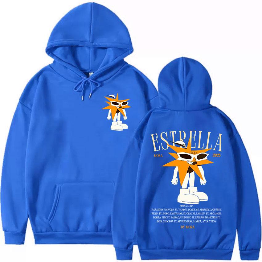 Rapper MORA Tour 2025 Album Merch Ladies Hoodie Retro Aesthetic Pullover Sweatshirt Y2K Fashion High-quality Hoodie