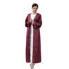 Loriya Dubai Daily Beaded Bell Sleeve Dress Robe LR633