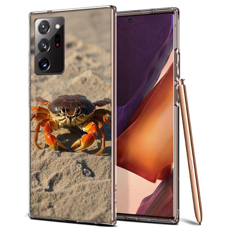 Unique Animal Crab Phone Case for Samsung A55 A35 A25 A15 A07 A05S A16 A17 A26 A36 A37 A56 A57 Galaxy Note 20 10 A50S A71 A51 A3