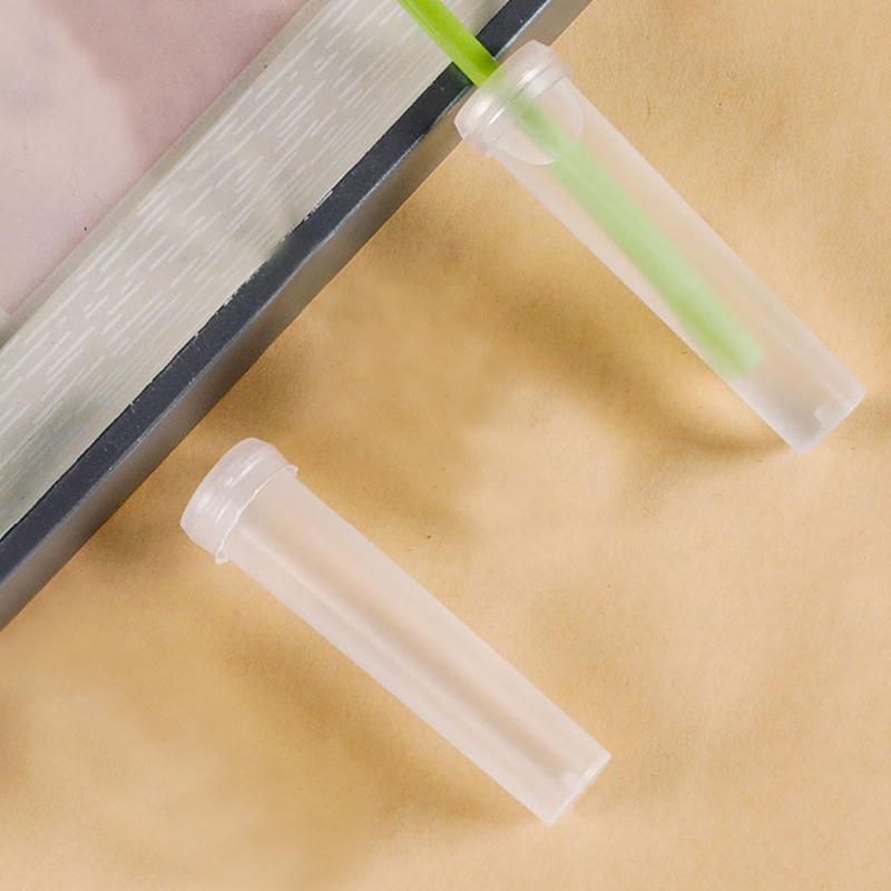 100PC With Silicone Caps Floral Vials for Flower Arrangements Mini Flower Vases Home Plastic Flower Water Tubes Reusable