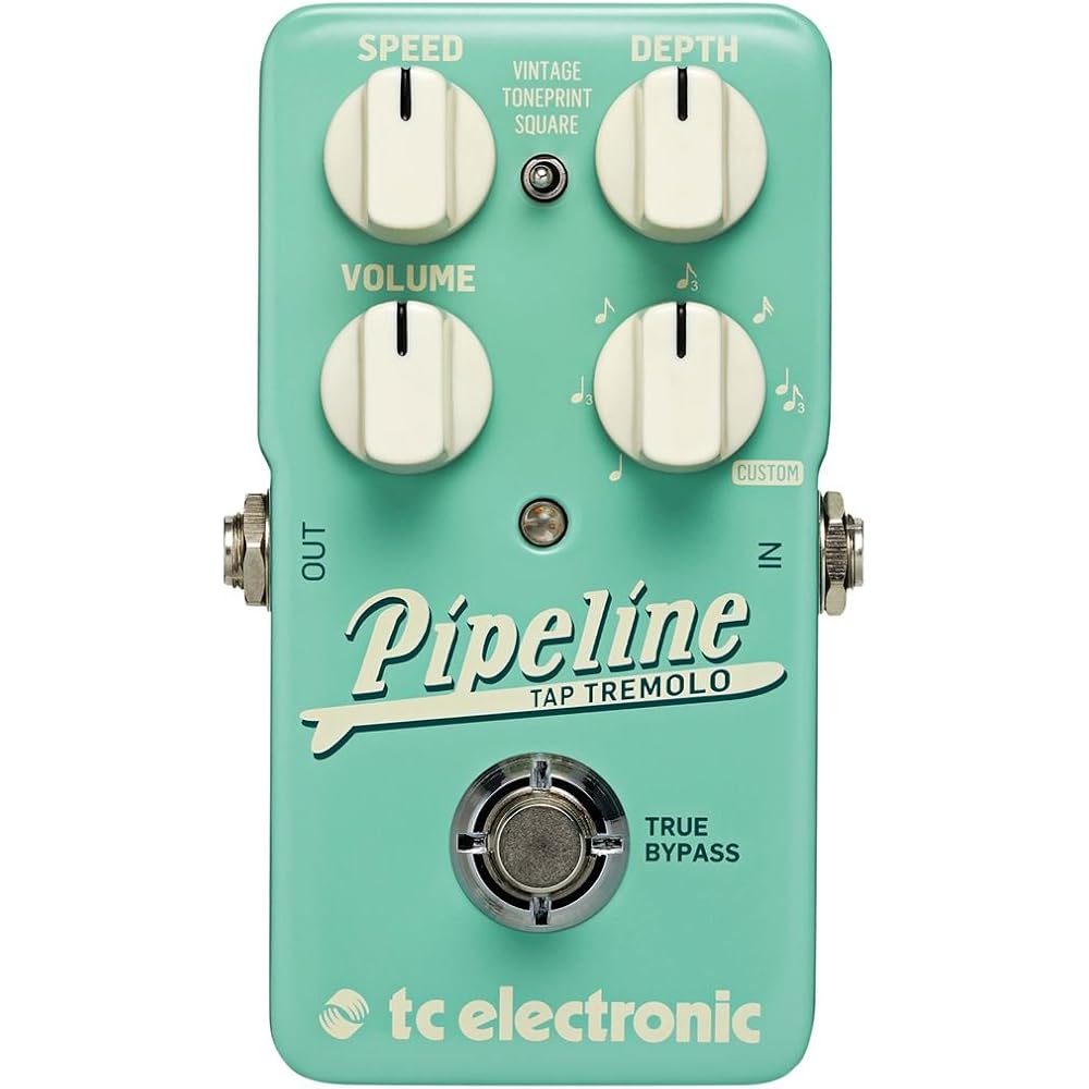 tc electronic Digital Tremolo Pedal TonePrint Compatible PIPELINE TAP TREMOLO