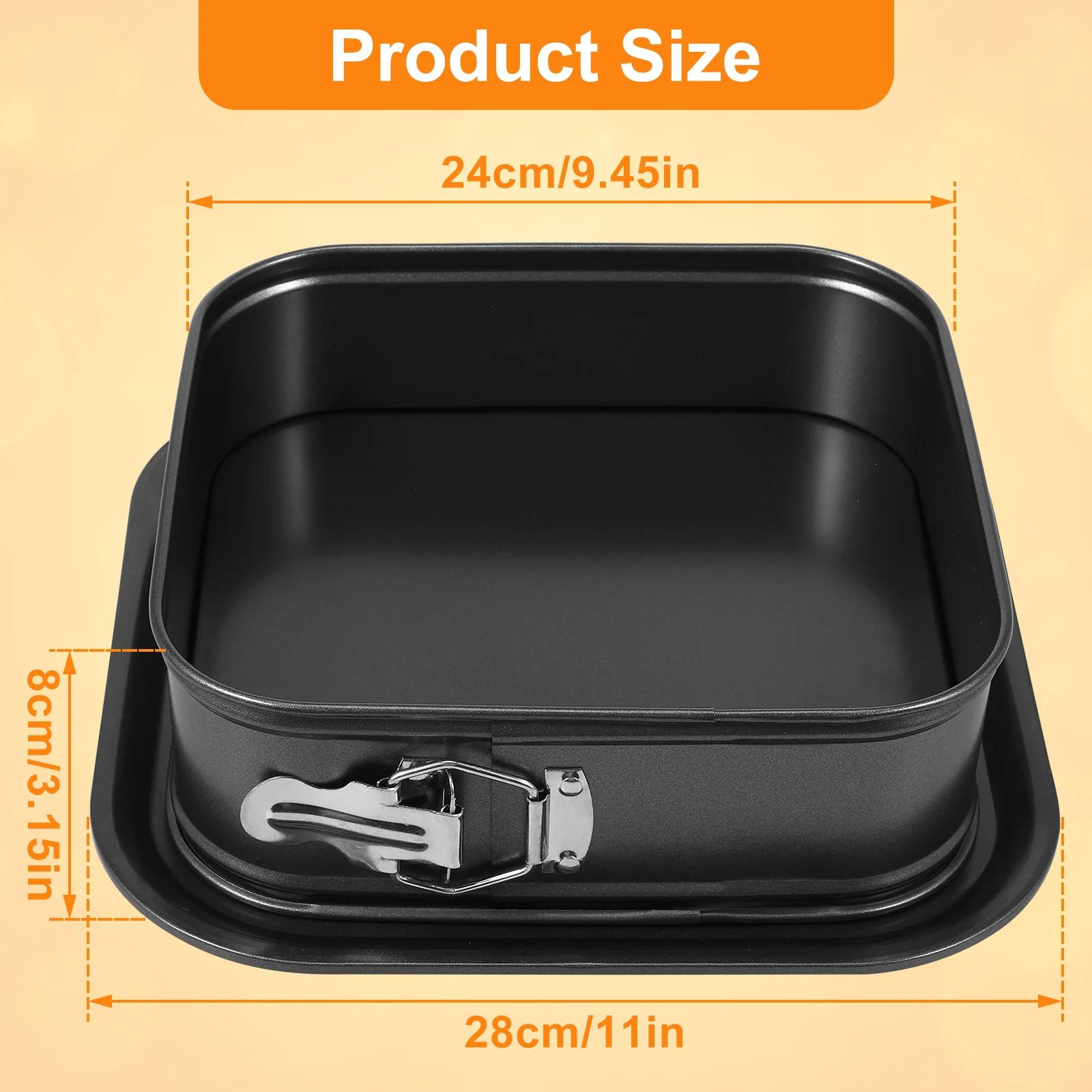 

Cheesecake Baking Pan Metal Square/Rectangular Baking Leak-Proof Pan Easy To Clean Non-Stick Pan Home Baking Mold