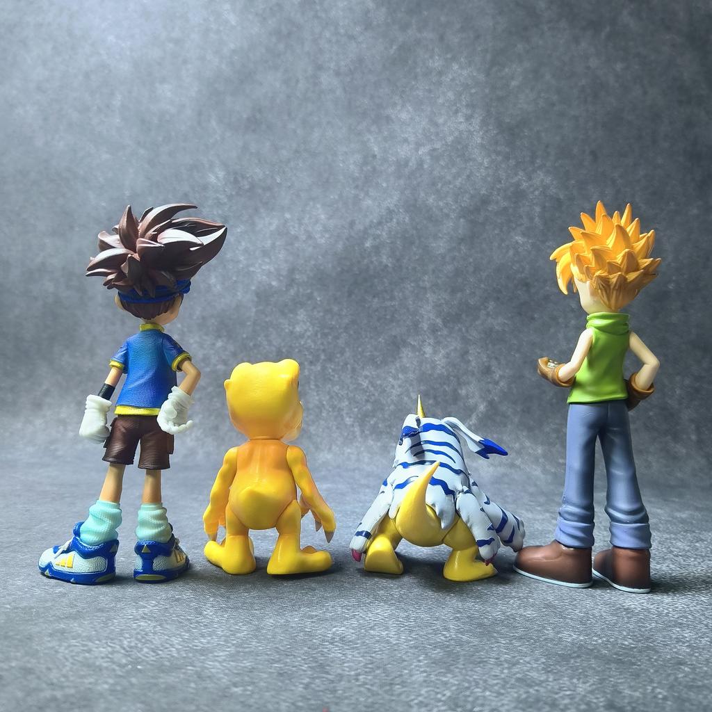 Figurki Digimon Tai Agumon Mimi Baruemon Shuji Badaemon Gabumon Figurka Akcji Kolekcjonerskie Zabawki Prezent świetny do codziennego użytku