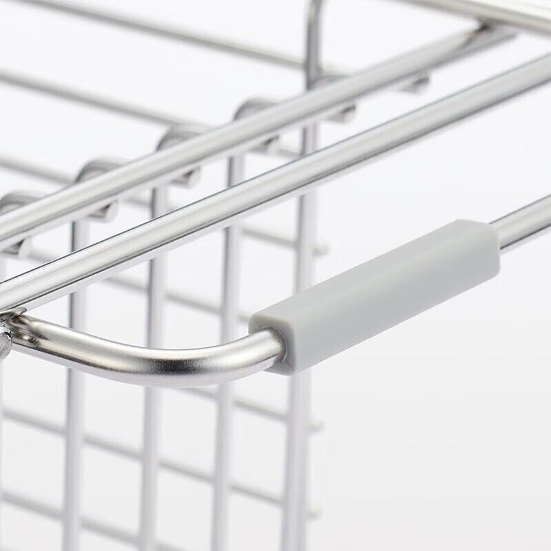 MUJI Retractable Stainless Steel Sink Drainer Basket