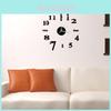 Modern Diy Analog 3d Mirror Surface Number Wall Clock Sticker For Home Decor