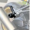 LEDISHUN Aluminum Pair of Tandem Step Sliders for Kawasaki Ninja Ninja and Z400 and Right ZX-25R/SE, ZX-4R/SE, ZX-4RR, 250, 400, Z250, (Left Set,
