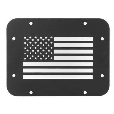 Tailgate Vent Plate Cover US Flag Type Fit for Jeep Wrangler JK 2 or 4 Door Models 07 18