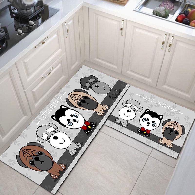 Non-Slip, Waterproof Kitchen Mats: Dirt-Resistant, Washable Floor & Door Mats, Oil-Proof, Absorbent Carpet