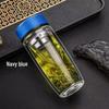 BST Double-Wall Borosilicate Glass Tea Infuser Bottle