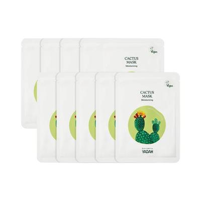 Yada Daily Green Mask Cactus 10 Sheets