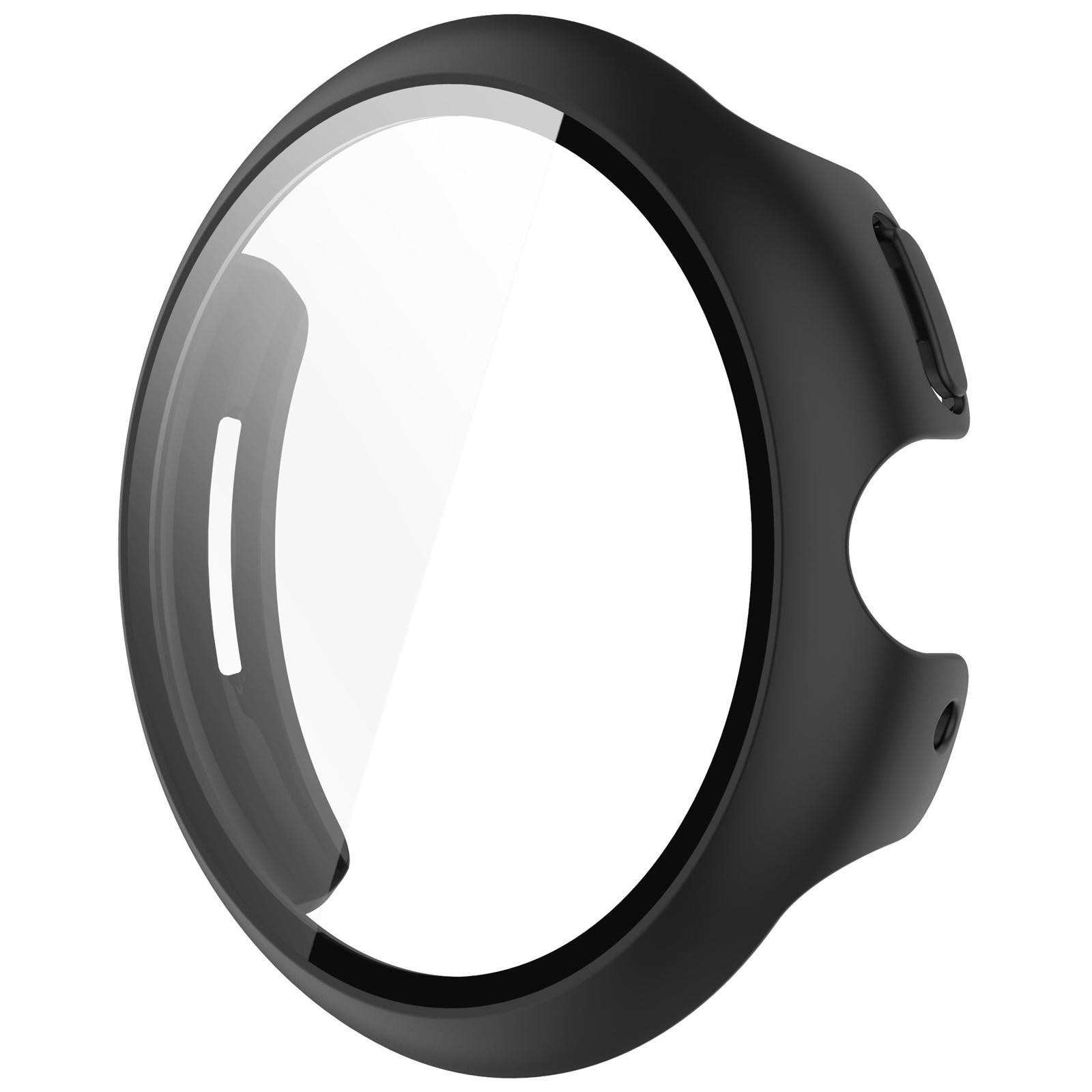 

Antiscratch Housing Full Coverage Protective Case+Screen Protector for Watchs 3 41/45mm Cover PC Glass Film Shell чёрный