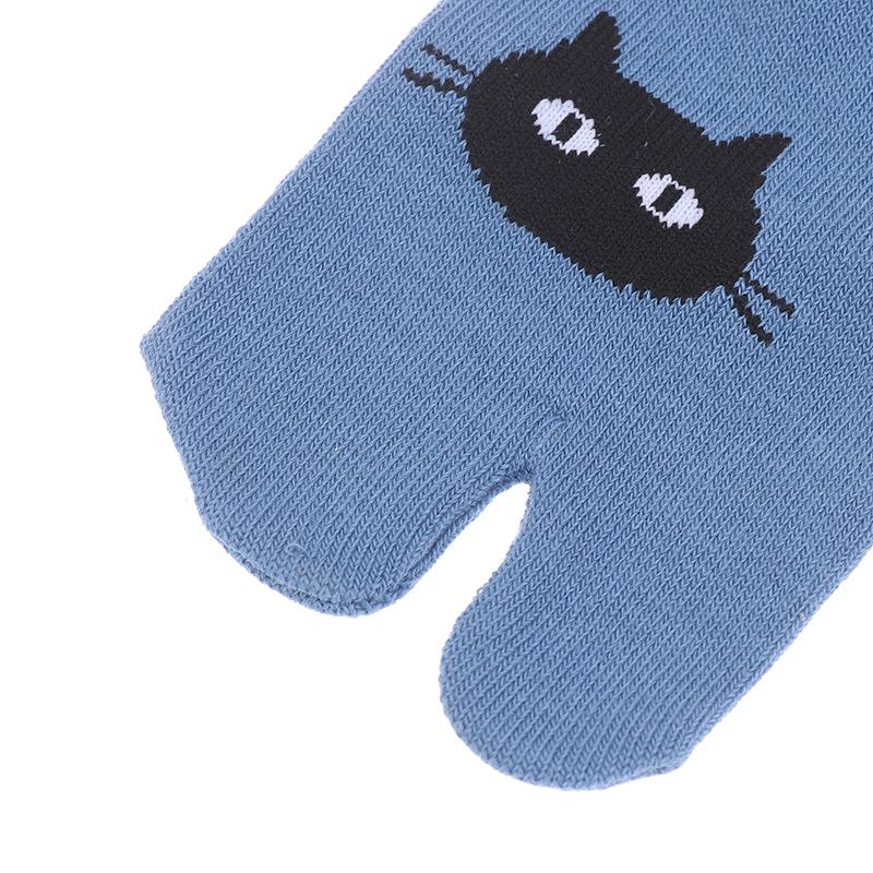 1Pair Japanese Style Two Finger Socks Unisex Clog Socks Polyester Toe Separation Socks Kimono Flip Flop Sandal Split Toe Sock