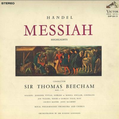 LP Record SIR THOMAS BEECHAM - Handel: Messiah Highlights SHP2413 VICTOR Japan Classical Used