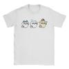 Men Nerdy Chiikawas and Friends Book Club Hachiware Usagi T Shirt  Pure Cotton Tops Vintage Crew Neck Tee Shirt Gift TShirt