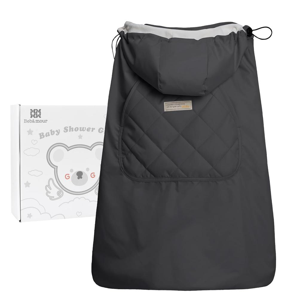 Bebamour Baby carrier cover cape with baby baby carrier cold protection water for going baby gift [Baby Amour] hood, cover, cape, lightweight,