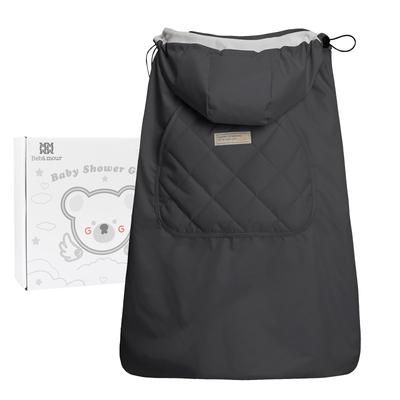 Bebamour Baby Carrier Cover Cape with Baby Baby Carrier Cold Protection Water for Going Baby Gift [Baby Amour] Hood, Cover, Cape, Lightweight,