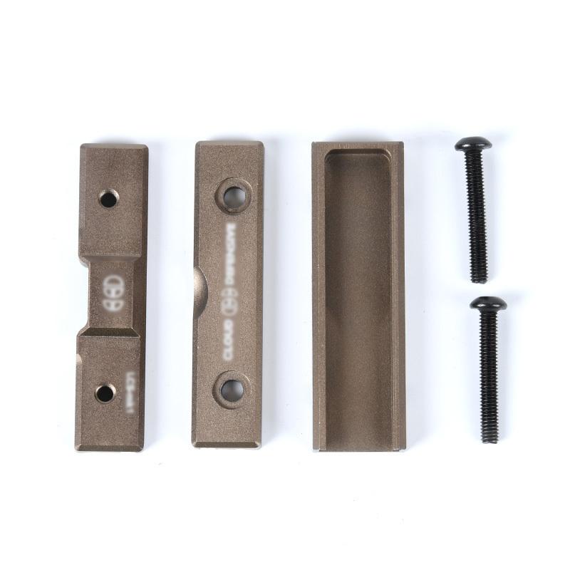 Metal LCS 20mm Rail Mount Plates for Surefire M600 M300 Scout Light Flashlight with Remote Tape Pressure Pad Switch Accessories