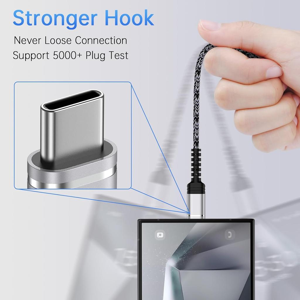 60W Car Carplay Cable Fast Charging for iPhone 17 Pro Max/17/16e/16/16 Pro/16 Pro Max/16 Plus/15/15 Pro/15 Pro Max, USB C to USB C Android Auto USB C