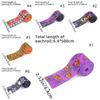 Scary Halloween Colorful Ribbons Pumpkin Skull Bat Spider Web Checkered Pumpkin Ribbons Cloth Exquisite