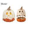 Halloween Pompoen Decor Verlichte Geest Decoratie, Vintage Afneembare Lamp met Feestelijke Tafel LED Kaars voor Keukentafel Schouw Feest Binnen Huis
