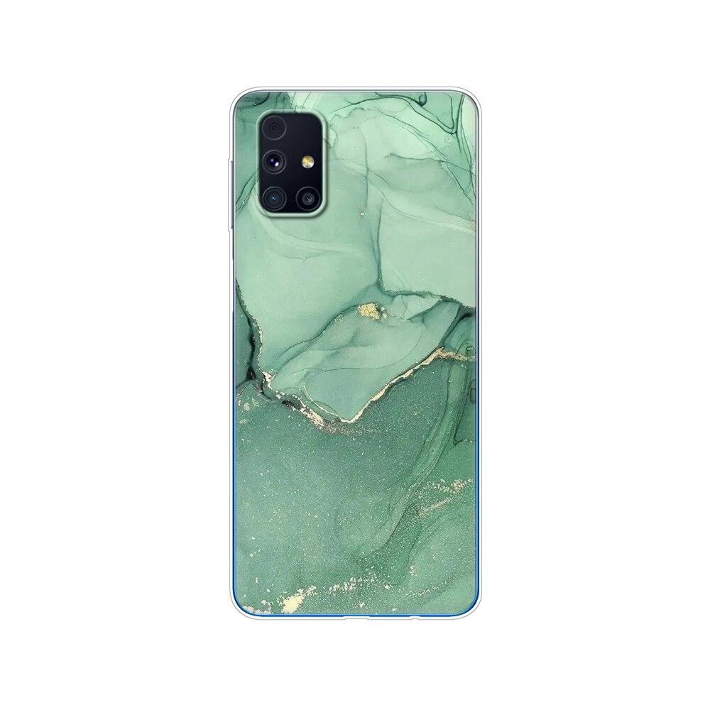 Für Samsung M31s Hülle 6.5 Tpu Weiches Silikon Rückseite Handyhülle Für Galaxy M31S M 31S m317f m317 Funda Winter Schnee Weihnachten