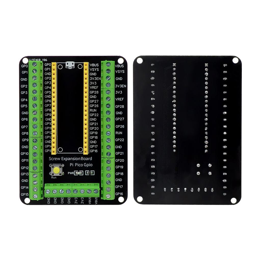 Κάρτα Επέκτασης Raspberry Pi Pico Διασπάσεις GPIO Προσαρμογέας Επέκτασης Ενσωματωμένες Αρσενικές και Θηλυκές Κεφαλίδες για Pico