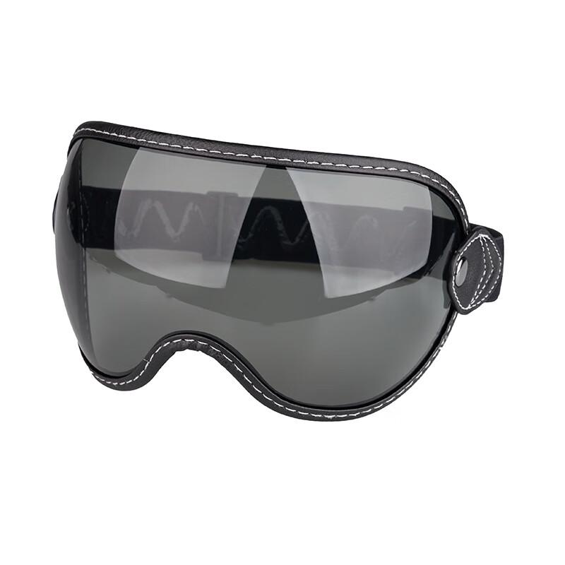 Retro Motorcycle Goggles with Bubble Visor One Size