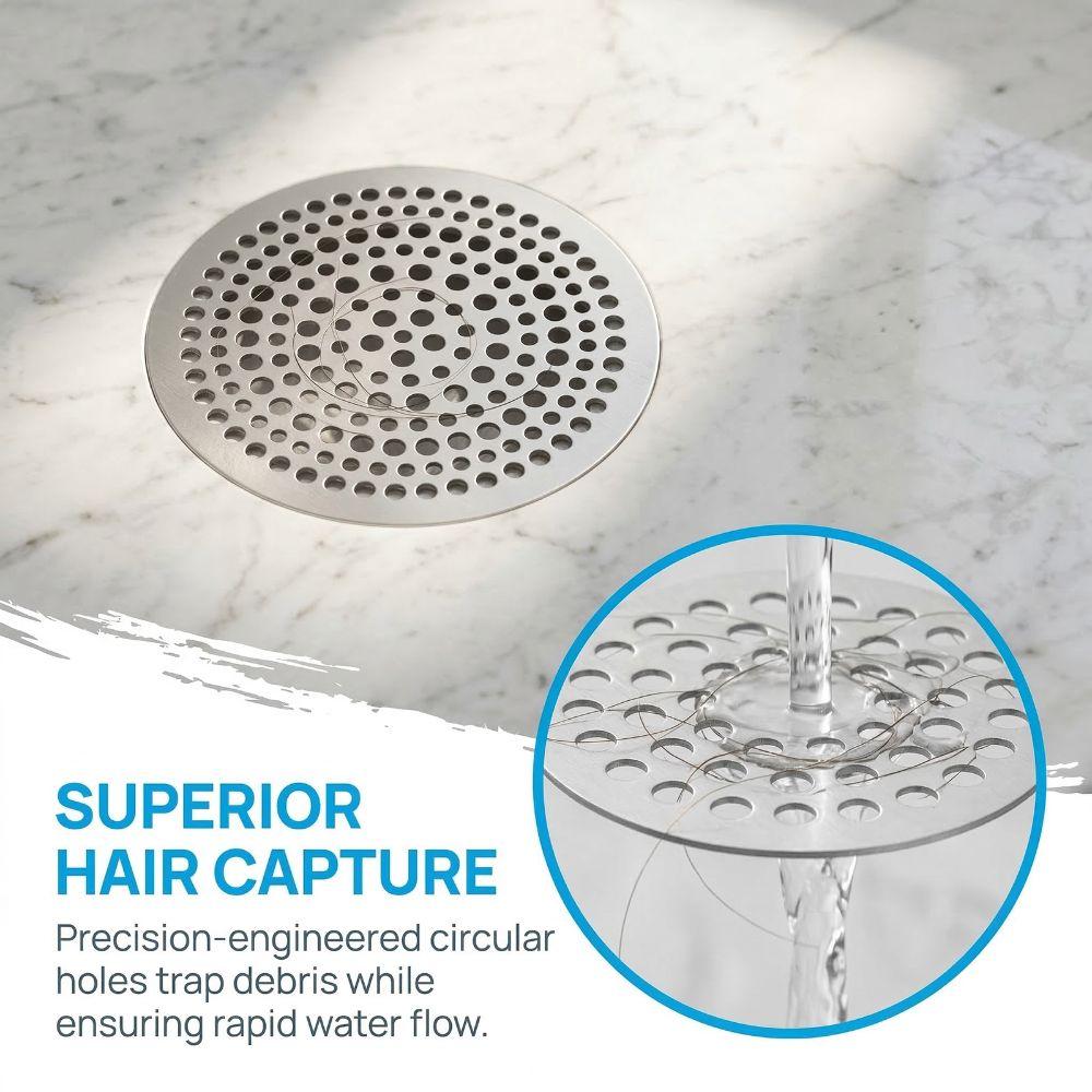 Stainless Steel Floor Drain Filter Mesh Piece Drain Cover Shower Strainer  Laundry Room