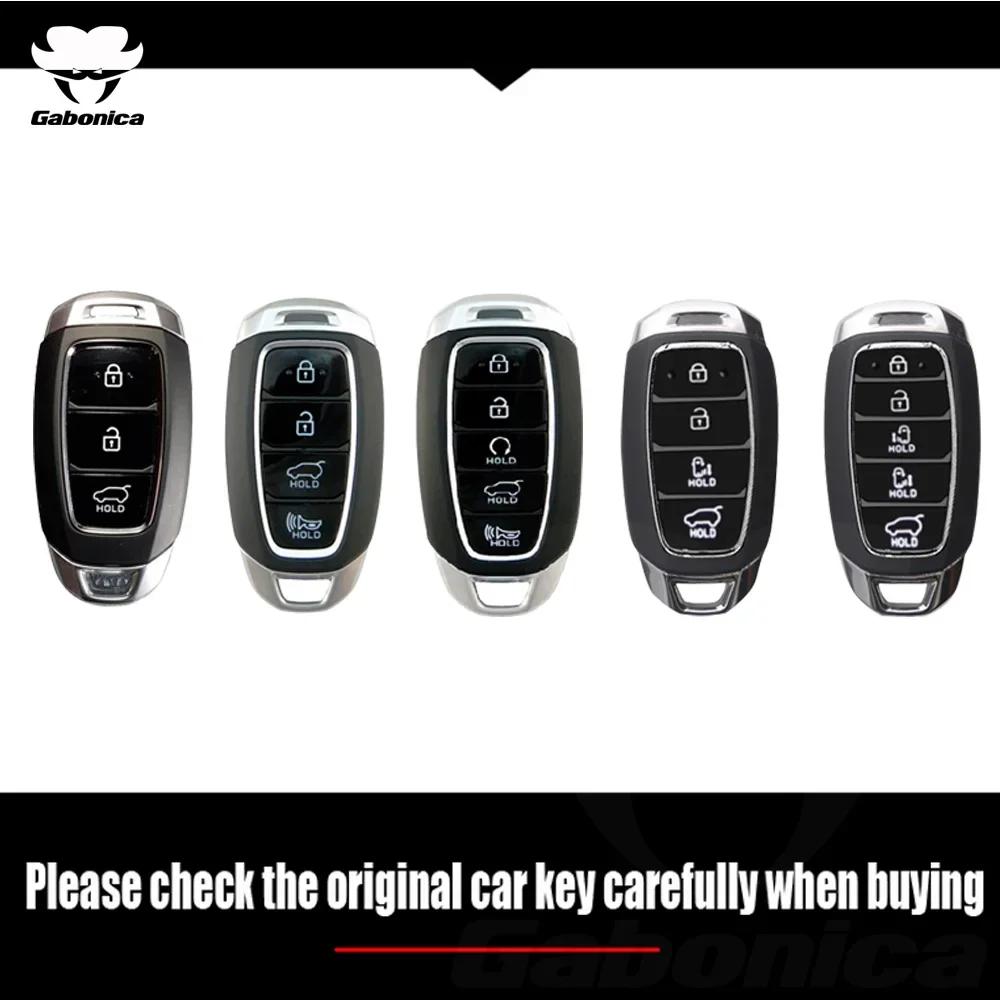 New Zinc Alloy Car Key Case Full Cover Shell Fob For Hyundai Santa I30 Ix35 Encino Kona Solaris Azera Grandeur Elantra Accent Fe