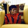Legend M-Michael J-Jacksons World Various Sizes Square Pillow Case For Car Home Bedchamber Decor