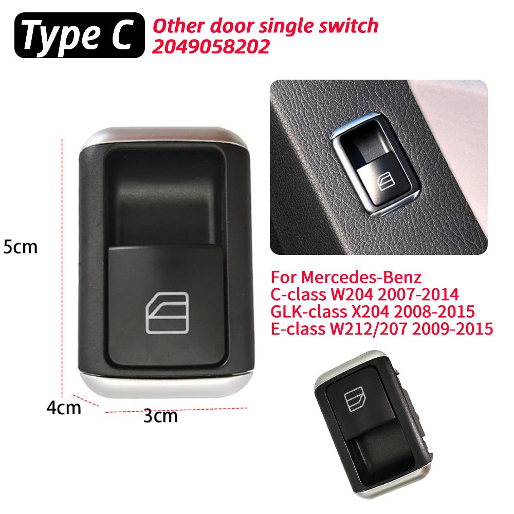

Управление стеклоподъемником 2049055302 Главный выключатель стеклоподъемника передней стороны 2049055402 для Mercedes Benz CE GLK W204 X204 W212 W207