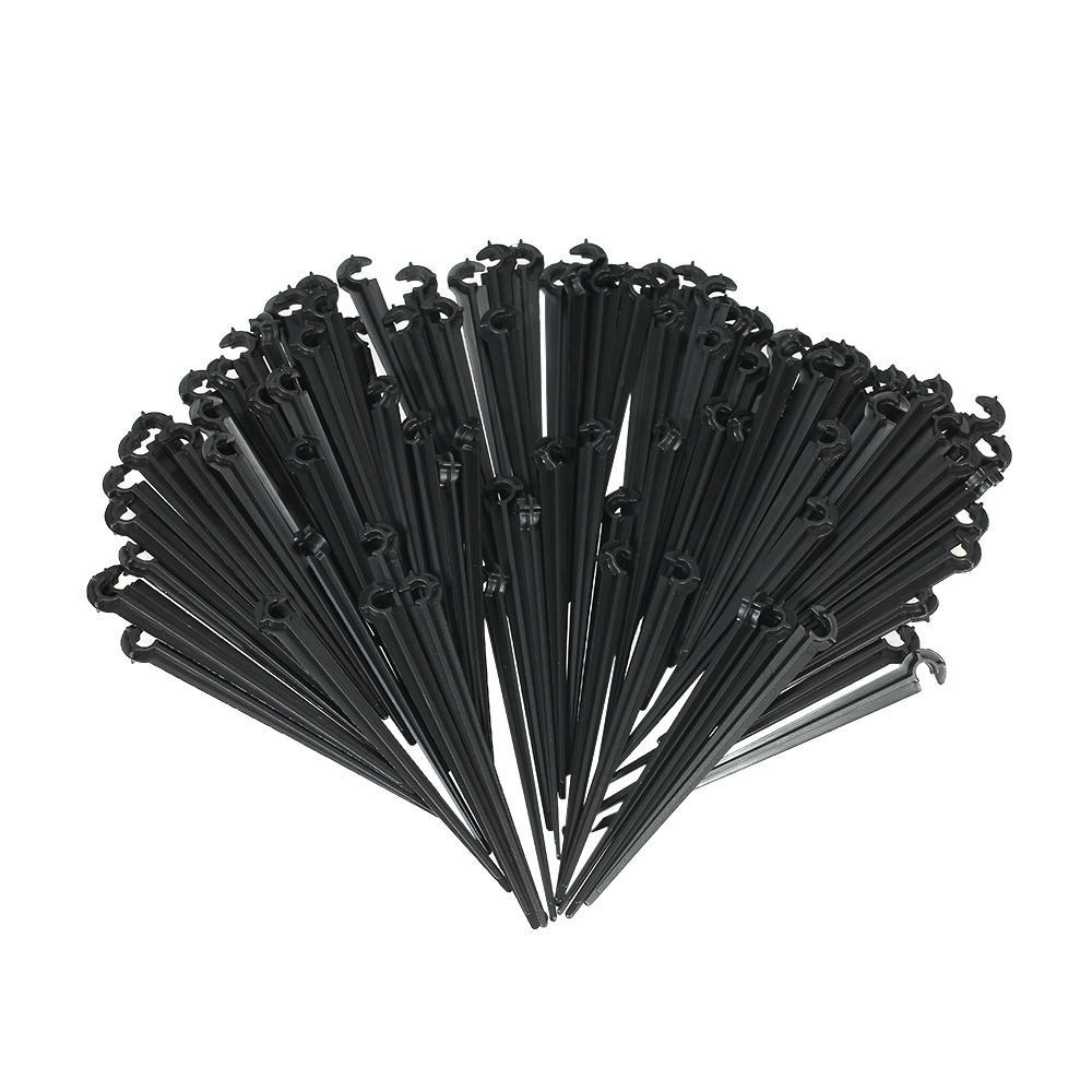100pcs Fixed Stem Drip Irrigation Value Pack of Support Stakes for    Beds H bs Garden