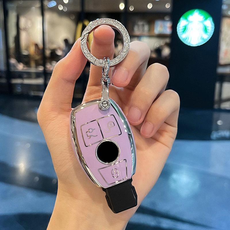 Tpu Car Key Case Cover For Mercedes Benz A B C E Class Gls Gla Glk Glc Cls Cla Amg W204 W205 W212 W463 W176 Accessories