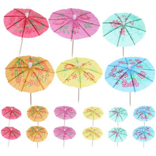 

Anneome 144-Piece Drink Umbrella, Umbrella Drink Picks - Tropical Party Toothpicks for Appetizers and Party Supplies