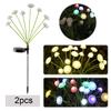 LED Solar Jellyfish Mushroom Lamp Used for Outdoor Courtyard Landscape Decoration Lighting Suitable for Lawns Garden Terraces