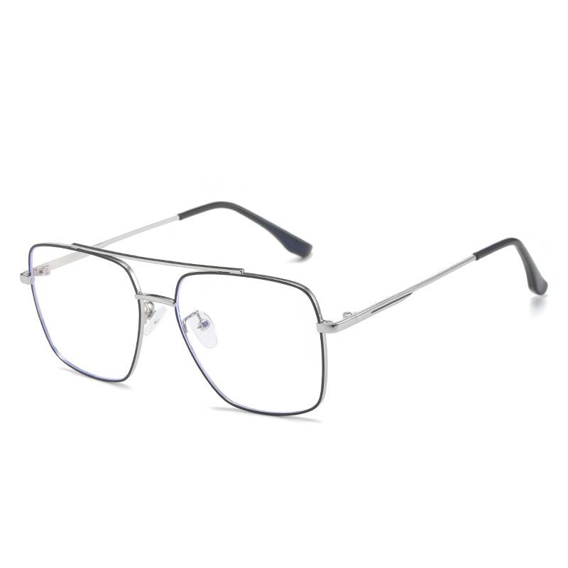 

Классические очки с прозрачными линзами без диоптрий, очки с металлической оправой, мужские и женские очки с плоскими линзами white film