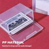 Plastic Clear Storage Box Storage Box Multipurpose For Game Card Rectangular Business Card Credit Card Holder Case Organizer