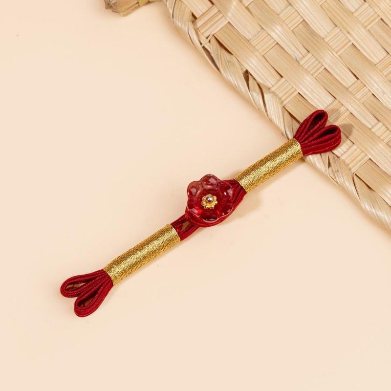 5Pcs Traditional Cheongsam Knot Button Flower Chinese Closures Buttons Sewing Fasteners for Clothing Decoration