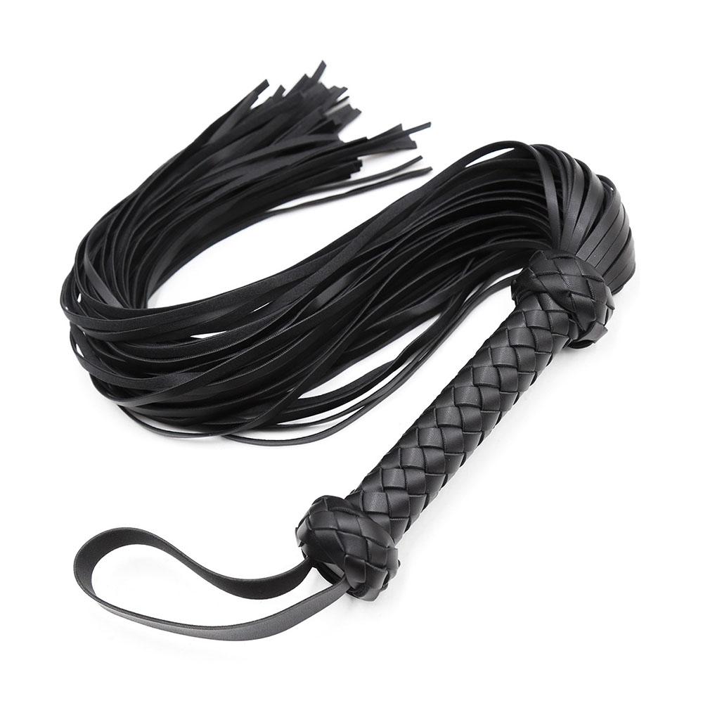 SM Kožený bič Flogger Rukoväť Výprask Pádlo Knout Flirt BDSM Hra pre dospelých Erotické sexuálne hračky pre ženy pre páry