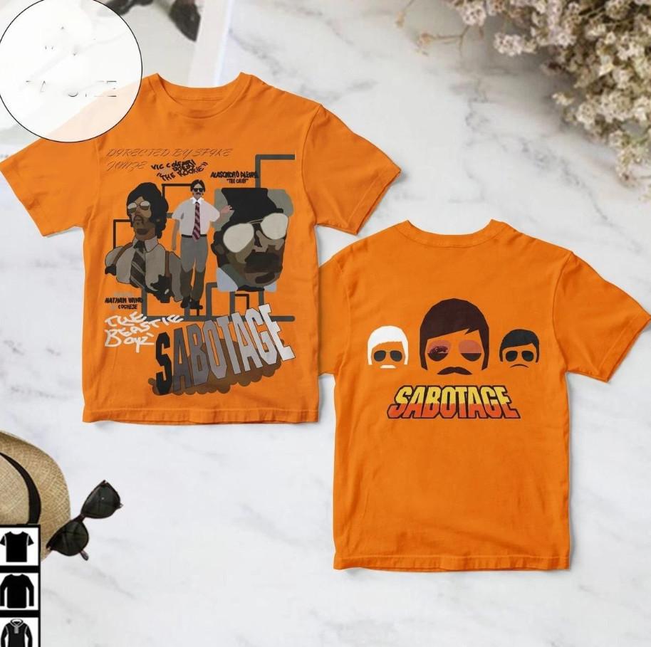 

The Beastie Boys Sabotage Orange AOP T-Shirt Unisex S-5XL UB601 4XL