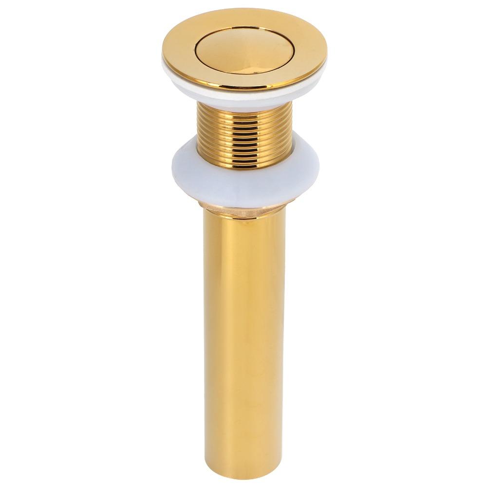 Gold Sink Drain Push Bounce Drain Stopper Anti Clog Basin Drain Stopper Wash Basin