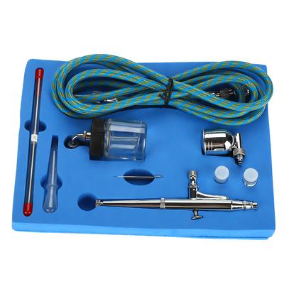 Airbrush Kit 0.2mm0.5mm Needle Gravity Feed Air Brush Spray Gun for Tattoo Nail Art Air Paint
