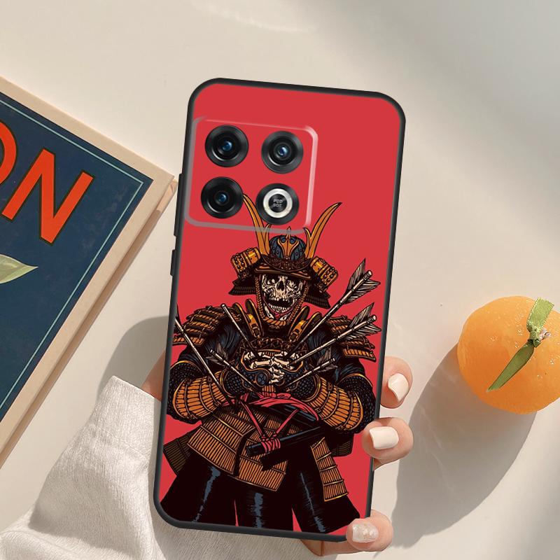 Japanese Samurai Warrior Case For OnePlus 15 13 12 11 13R 12R 10T 8T 13T OnePlus Nord 5 CE 3 2 4 Lite N20 N30 Cover