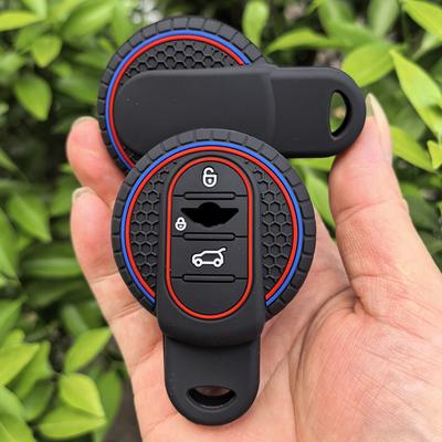 3/4Button Silicone Car Key Case Cover Shell for Mini COOPERS ONE JCW F56 F55 F54 F57 F60 R55 R56 R57 R58 R59 R60 S Roadster
