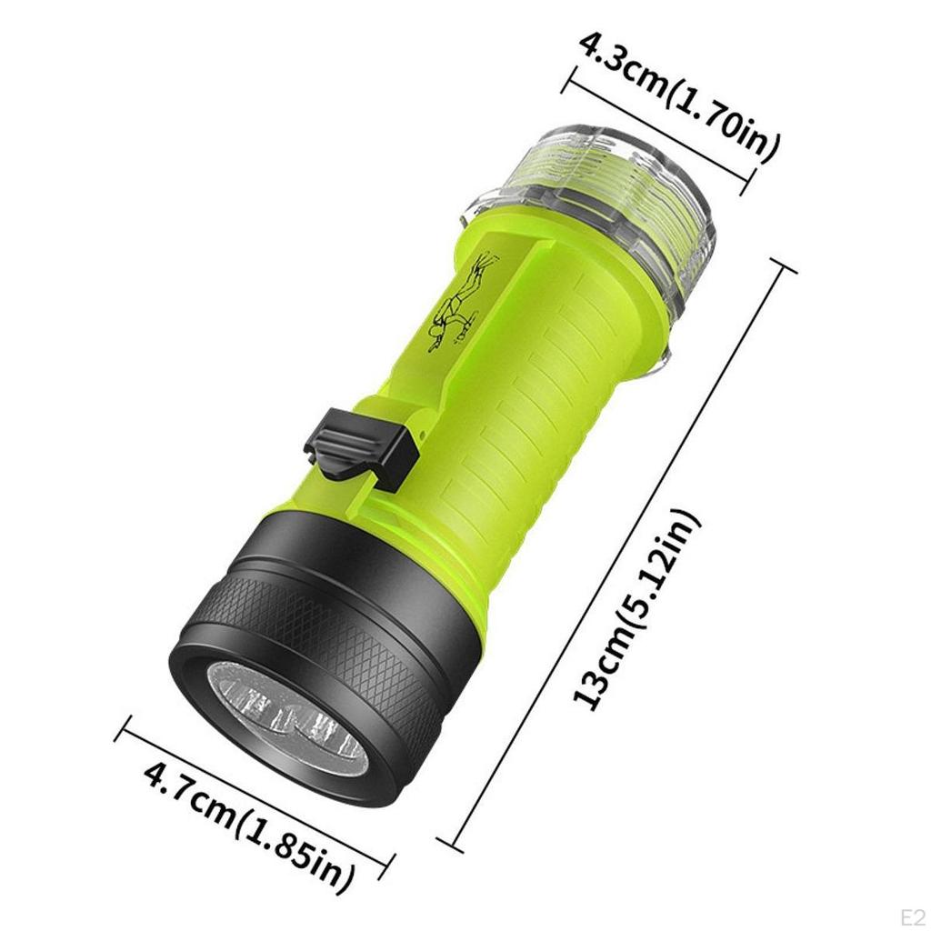 Taschenlampe Tauchlampe Professionell Hohe Lumen Superhell Kleine Taschenlampe für Outdoor Notfall Boot