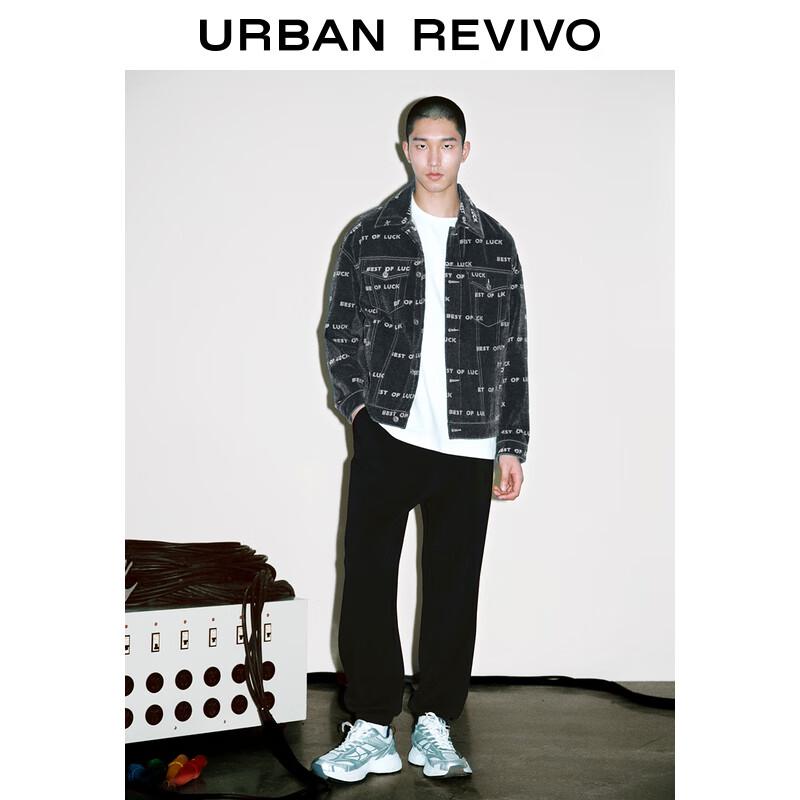 

UR Men s 2024 Spring Street Style Jacquard Denim Jacket M
