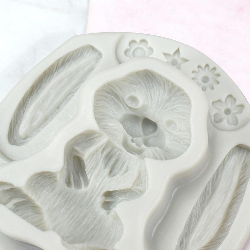Silicone Chocolate Moulds Candy Molds Candy Mould Clay Mold Eggs Rabbit Shape for DIY Handmade Making Baking Accessories