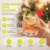 6 PCS Fruit Pattern Drink Cup Label Colorful Wine Glass Markers Set Wine Glass Marker  Home Kitchen