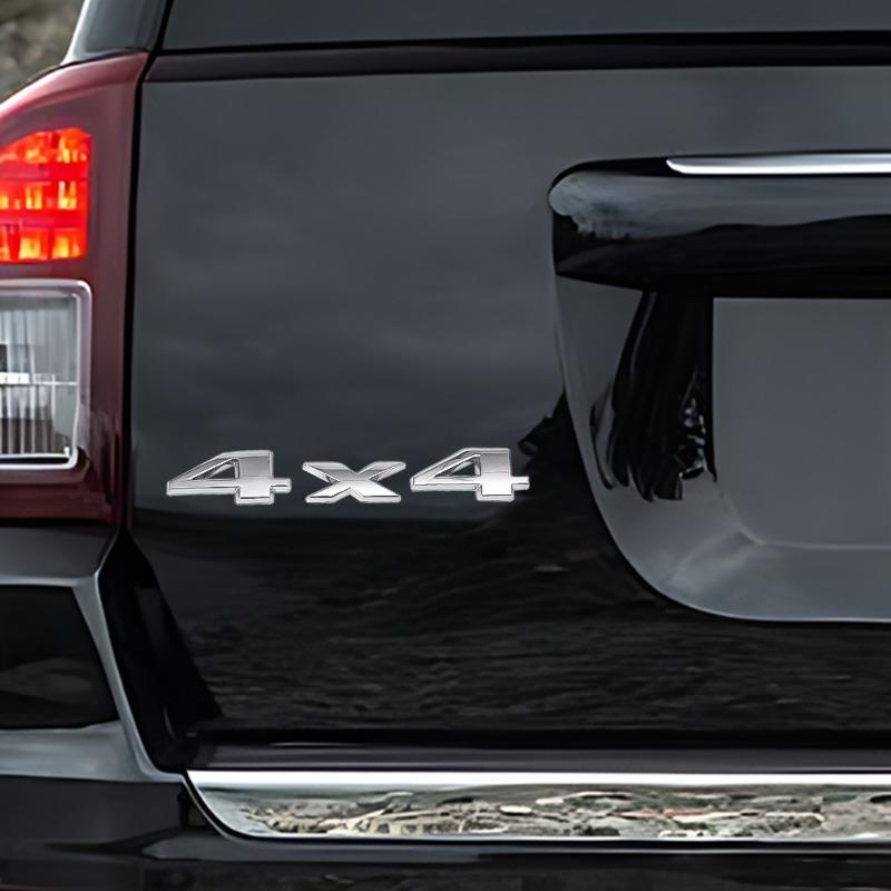 3D-Auto-Metallaufkleber Allrad-Geländewagen 4x4-Änderungsetikett Automatisches Motorrad-Styling-Zubehör für Jepp